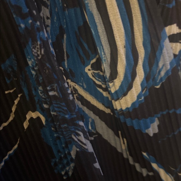 Boss Vapliso Elastic Waist Pleated Chiffon Midi Skirt Size 4 NWT - Picture 10 of 10